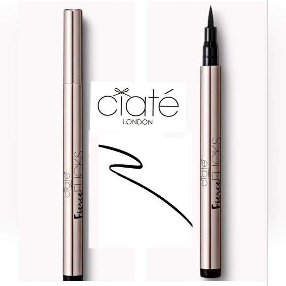 CIATE LONDON fierce flicks precision tip liquid liner in black NWT - Picture 1 of 8
